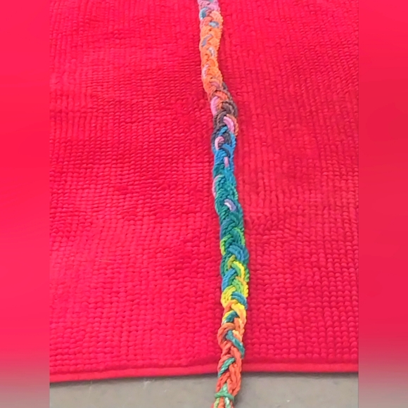 Accessories | Subdued Colors Rainbow Braided Rope Less Brilliant After ...